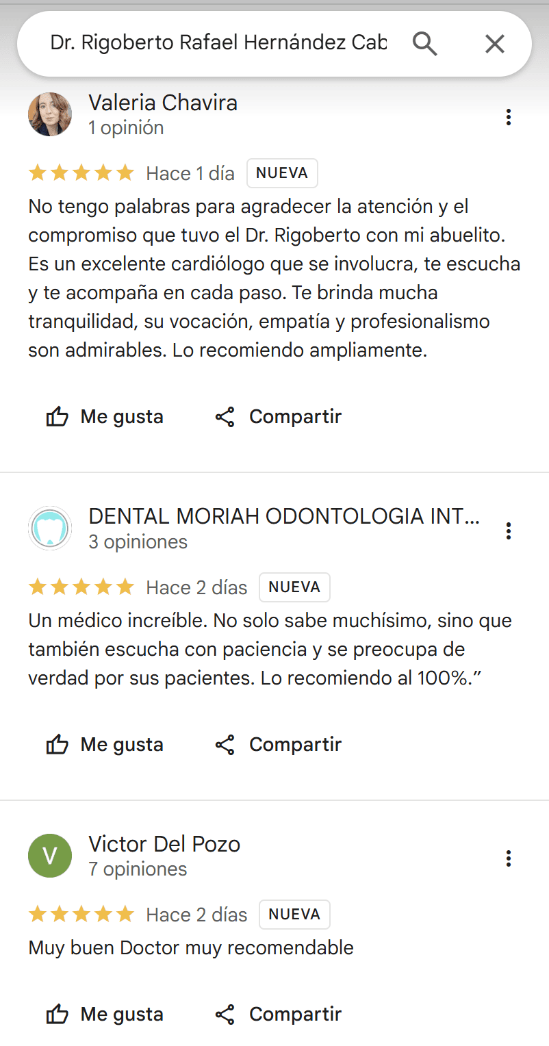 testimonios de pacientes