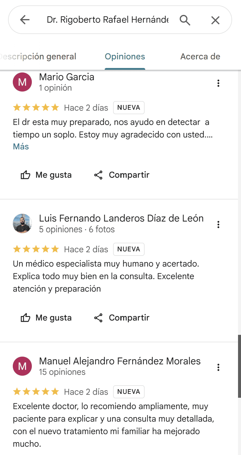 testimonios de pacientes